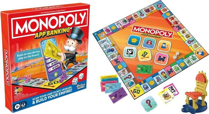 Actual product image Monopoly HAS MON Board game App Banking, LIT (Lithuanian)