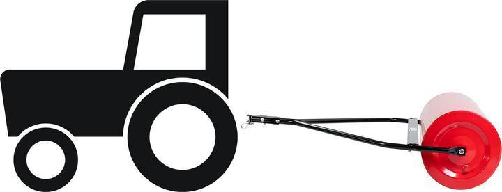 Immagine prodotto Dema Traktor Rasenwalze Rasenroller Gartenwalze Wiesenwalze Ackerwalze Walze 100 cm