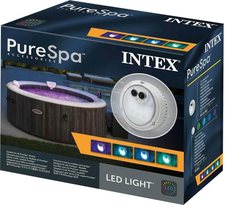 Image du produit Intex Pool-Leuchte 28503 12 x 12 x 6,5 cm Bunt (8 Stück)