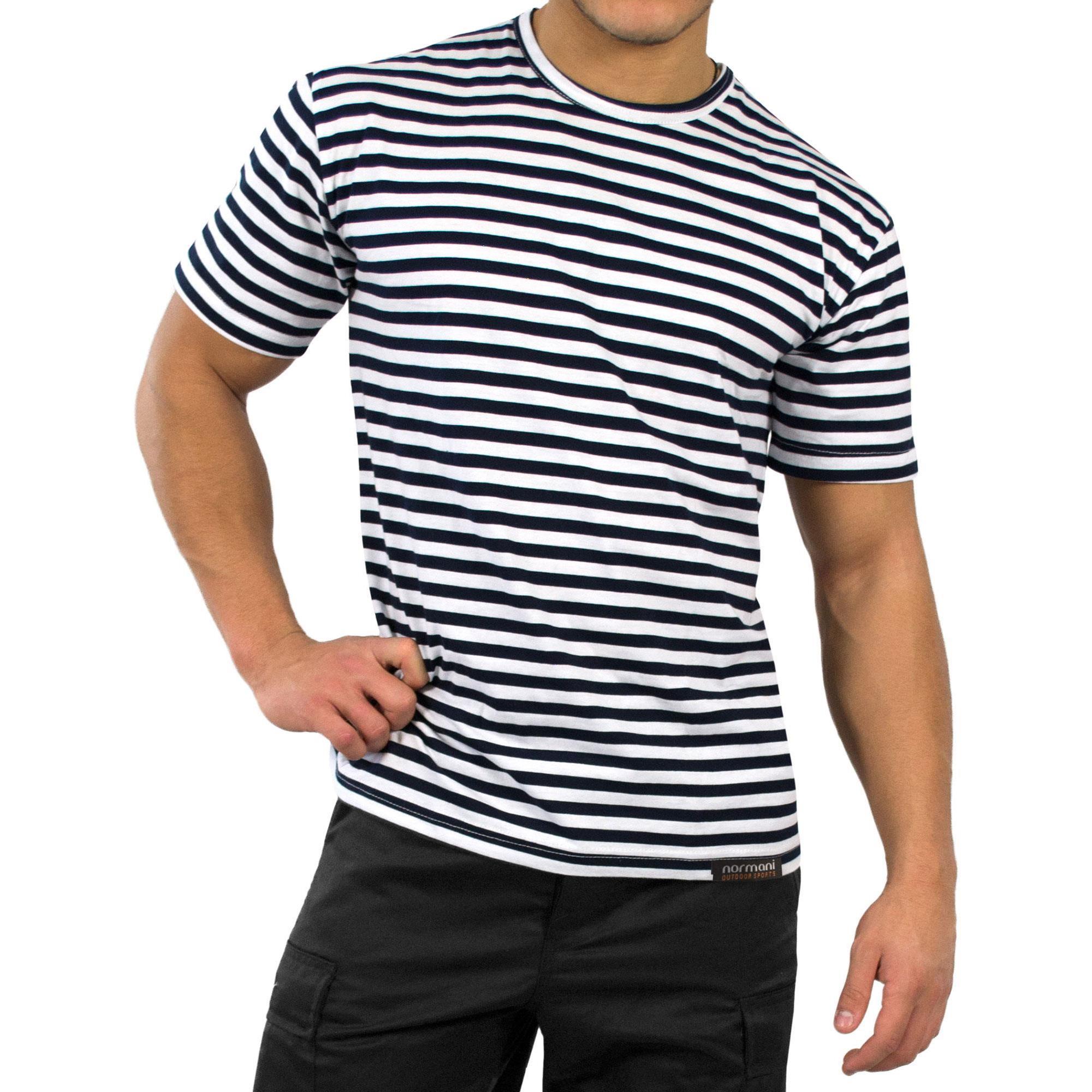 Normani, Herren, Shirt, Russisches Marine T-Shirt skau, Blau, (L)