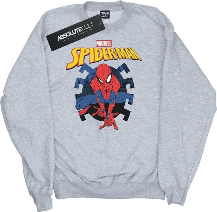 Produktbild SpiderMan Web Shooting Emblem Logo Sweatshirt (3XL)