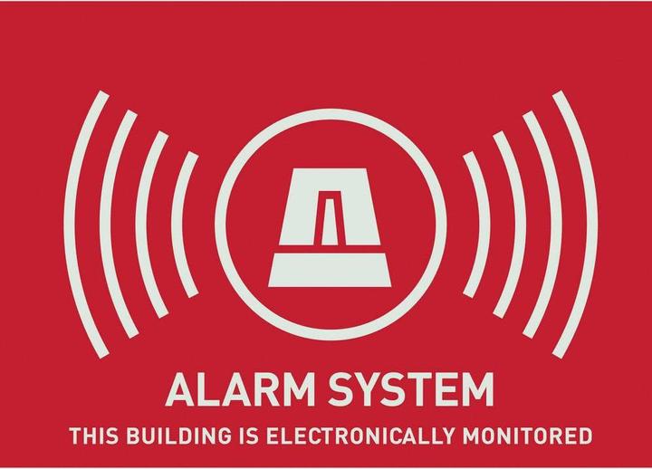 Image du produit Abus Autocollant d'avertissement Système d'alarme