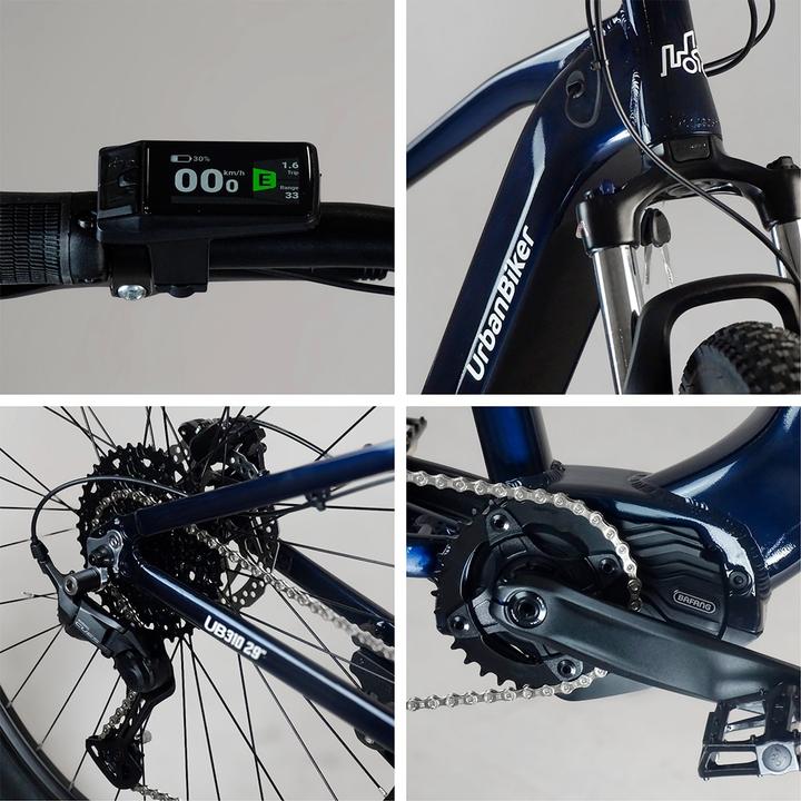 Produktbild Urbanbiker UB310B | Mountain E-Bike | Mittelmotor | Bis zu 140 km Reichweite