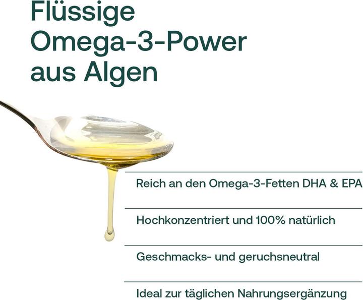 Produktbild Effective Nature Omega-3 Algenöl vegan (1 Stk., Flüssigkeit, 100 ml)