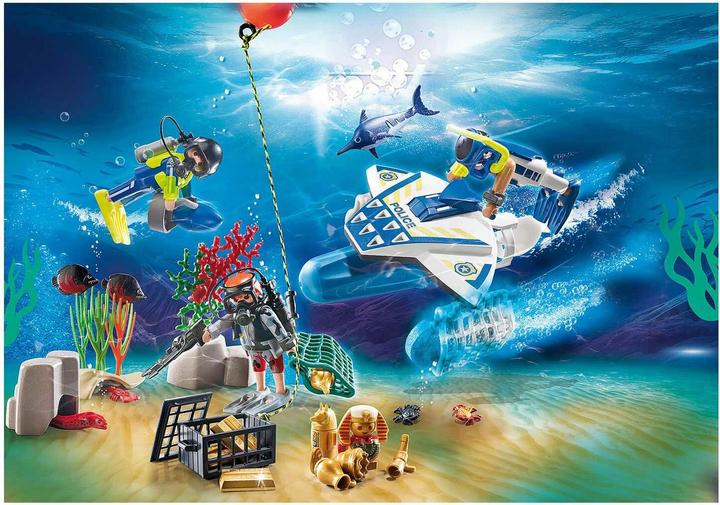 Actual product image Playmobil Bathing fun police diving operation