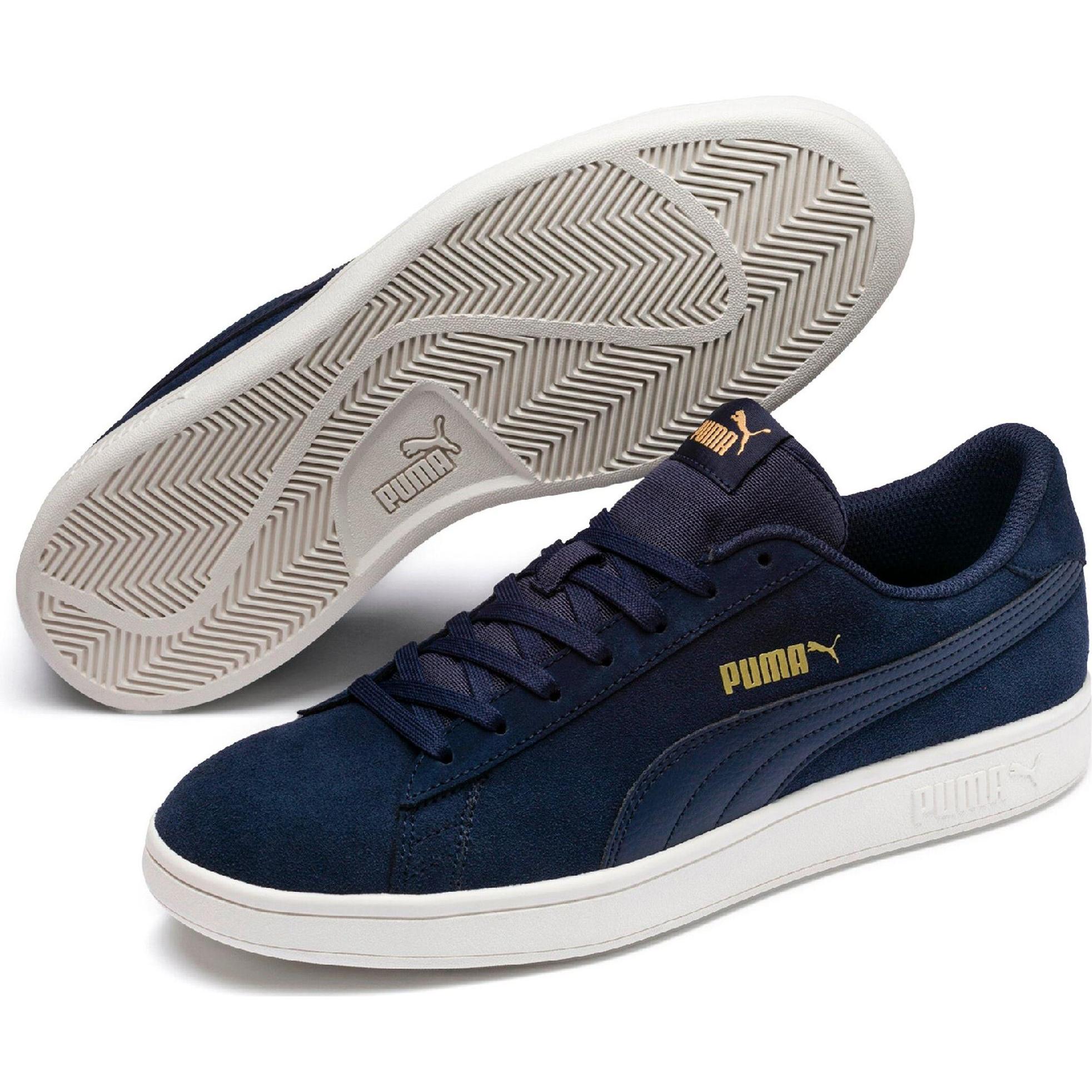 Puma, Unisex, Sneaker, Smash v2-364989, Blu, (36)