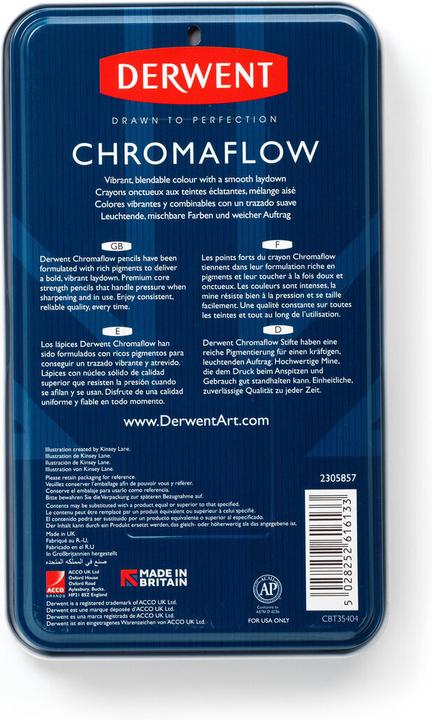 Actual product image Derwent Chromaflow (Multicoloured, 24 x)