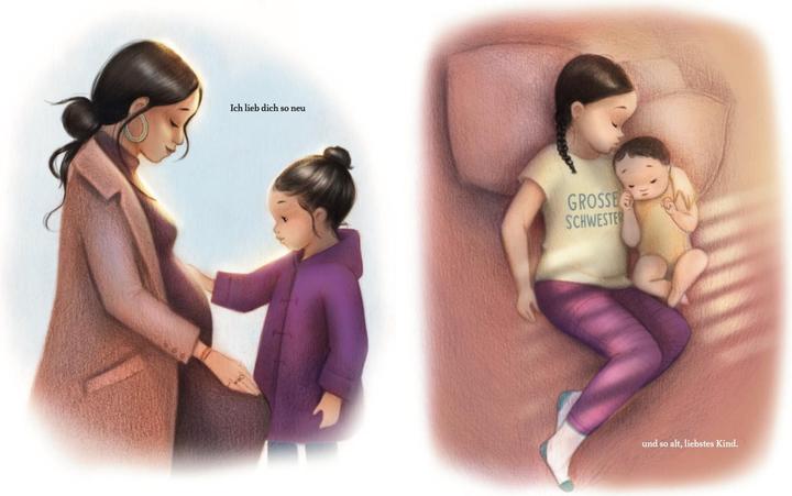 Actual product image Zuckersüss Wie ich dich liebe (German, Andrea Beaty, Vashti Harrison, Cornelia Boese, 2022)