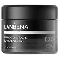 Lanbena, Maschera viso, Bamboo Charcoal 20 Nose Cleansing Strips With Active Bamboo Charcoal 30g (30 g)