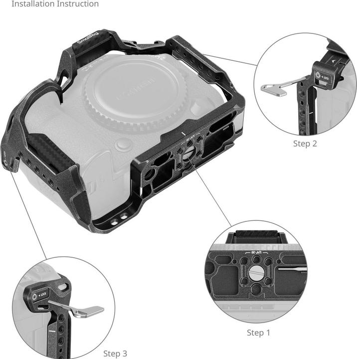 Image du produit SmallRig 4975B Black Mamba Cage for Canon EOS R5 Mark II (Cage)