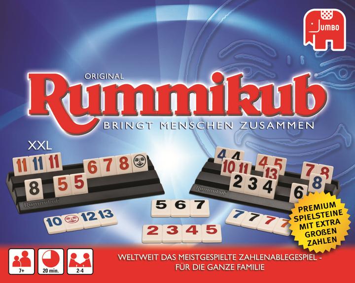 Produktbild Jumbo Original Rummikub XXL (Deutsch, 2 - 4 Spieler)