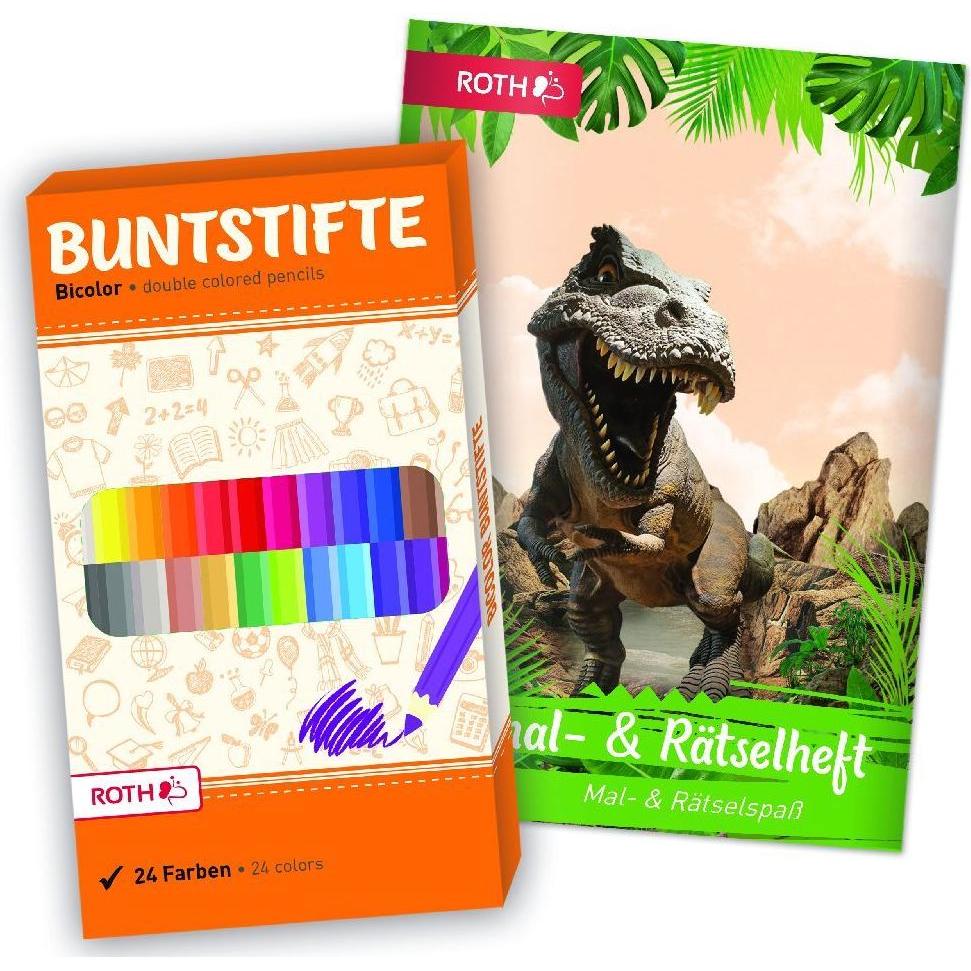 Roth Malbuch mit Stifte Tyrannosaurus