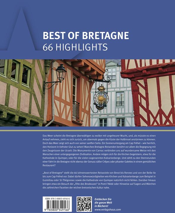Produktbild Best of BRETAGNE - 66 Highlights (Deutsch, Horst Herzig, 2016)