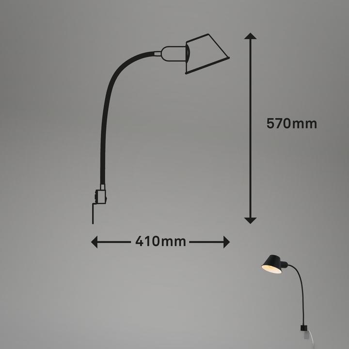 Actual product image Briloner Bed lamp (E27)