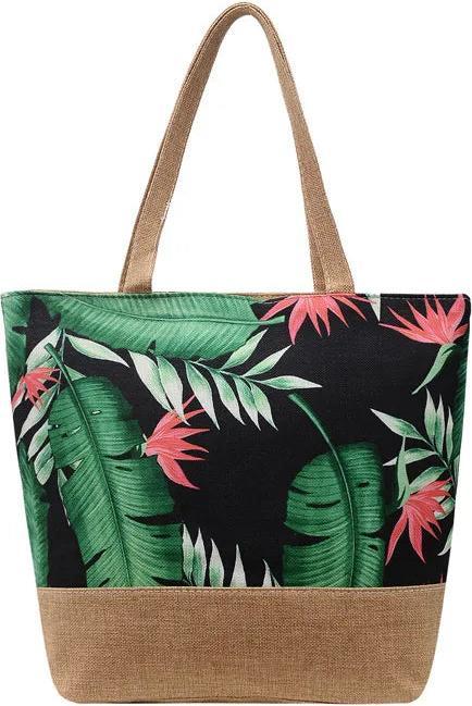 Only-Bags.Store Handtasche Tote Casual Blume Drucken Leinwand Graffiti