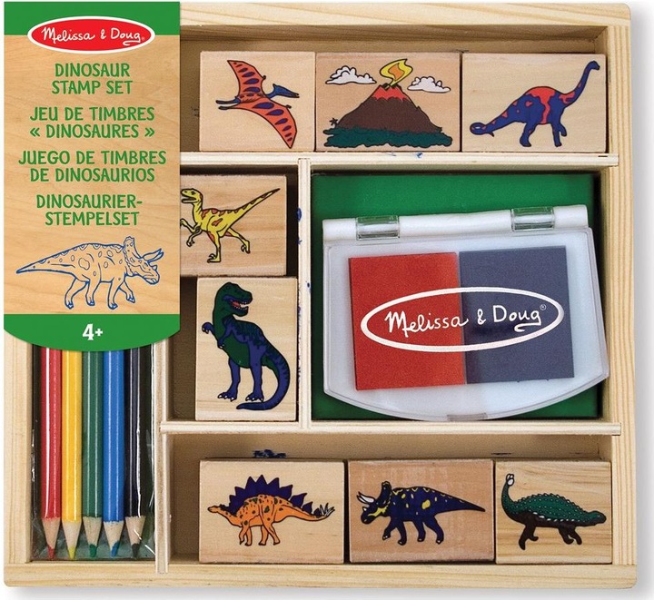 Image du produit Melissa & Doug Jeu de timbres Dinosaure