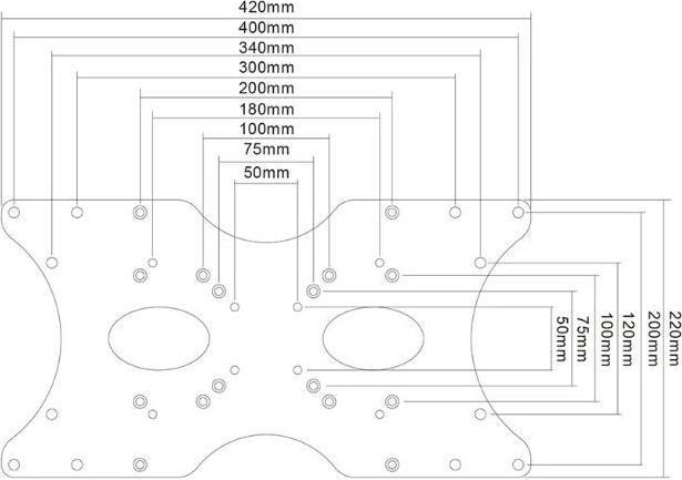 Produktbild Neomounts Fpma-Vesa400 (Wand, 52")