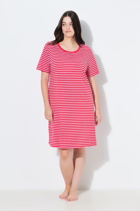 Produktbild Ulla Popken Bigshirt, Ringel, Rundhals, Halbarm (54, 56)
