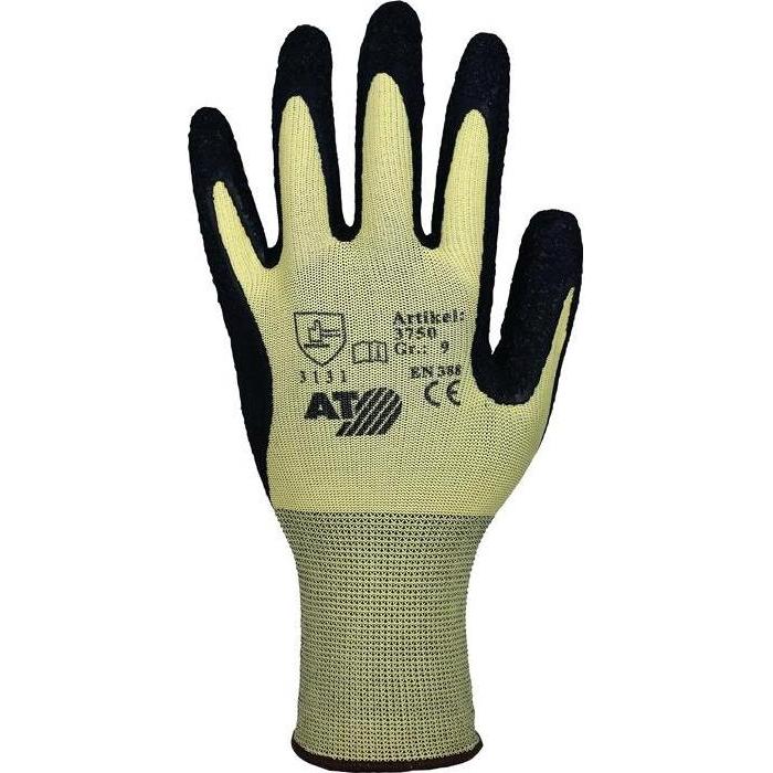 Thumbnail - Asatex, Schutzhandschuhe, Handschuhe Grösse 10 gelb/schwarz EN 388 PSA-Kategorie II (10)