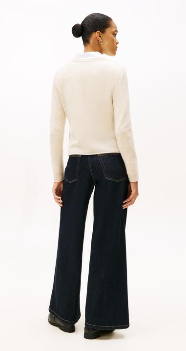 Produktbild Tommy Hilfiger Weicher Wollpullover mit V-Ausschnitt (XXS)