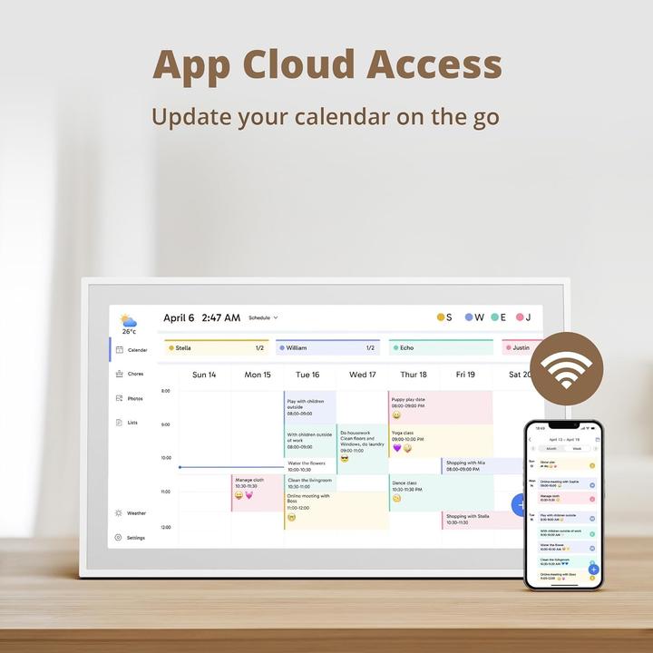 Produktbild Dragon Touch Calendario Digitale