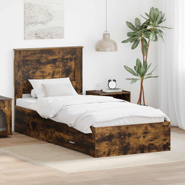 Actual product image vidaXL Aufbewahrungsbettgestell (75 x 190 cm)