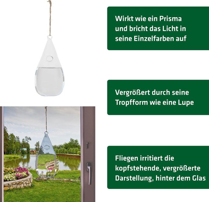 Produktbild Gardigo Insektenabwehr Glas in Tropfenform