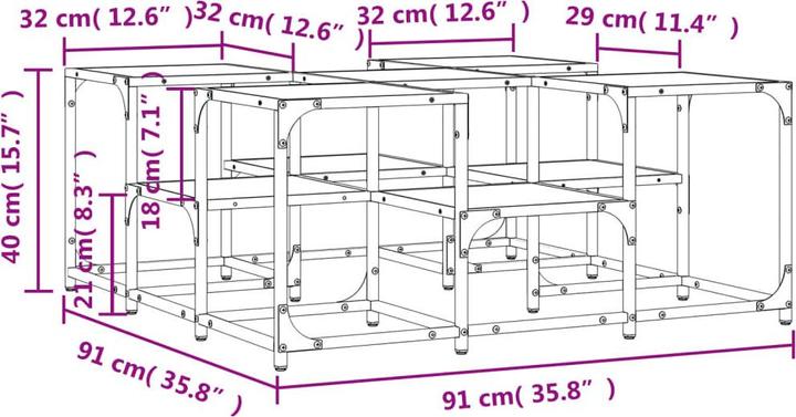 Image du produit vidaXL Couchtisch
