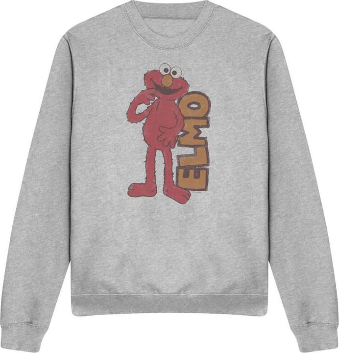 Image du produit - Sweat motif Elmo style Rétro - Adulte (M)