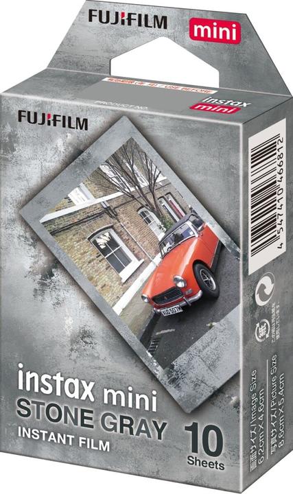 Actual product image Fujifilm Instax Mini Film Stone Gray