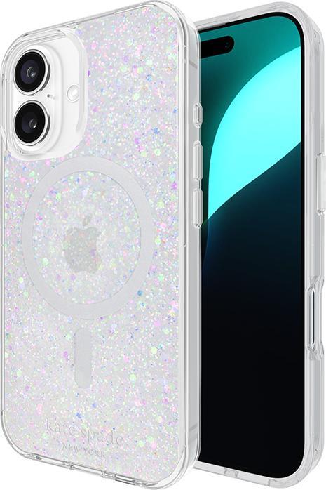 Kate Spade Protective MagSafe - iPhone 16 case (chunky glitter) (Apple iPhone 16)