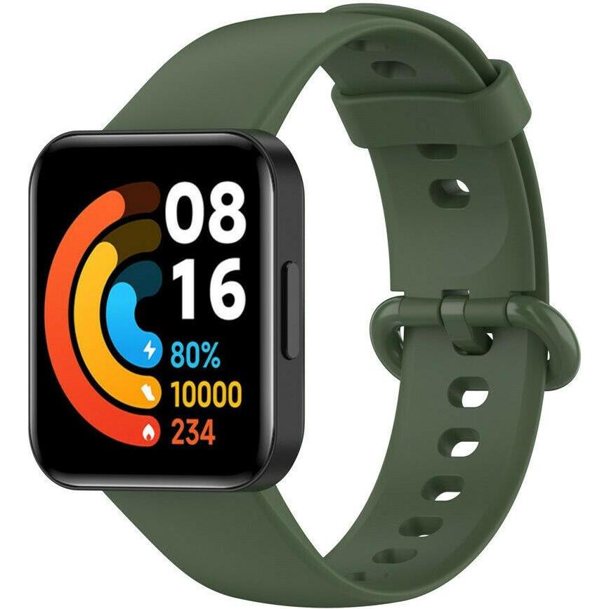 Strap-it Silikonarmband (Silikon), Uhrenarmband, Grün