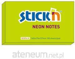 Actual product image B.N.T. Notes Stick'N NEON green 76x127mm 100sheets - (12pcs.)