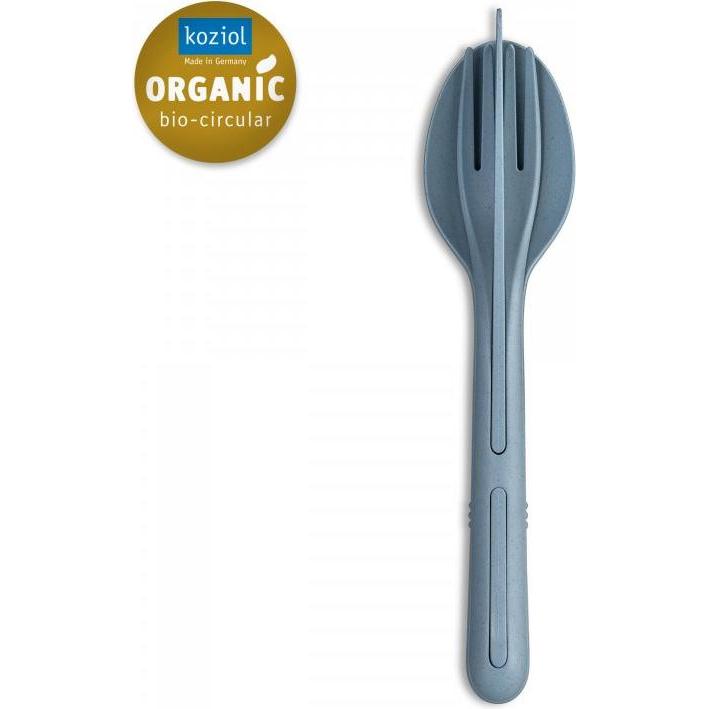 Thumbnail - Koziol Set to go Klikk, Besteck, Blau