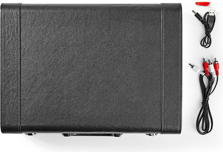 Immagine prodotto Nedis Giradischi, Altoparlanti 18W, Bluetooth, Valigia (Manuale)
