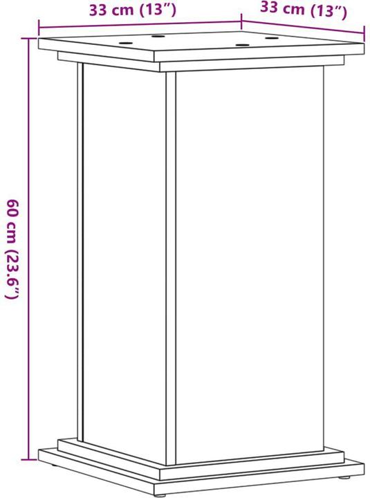 Actual product image vidaXL Plant stand