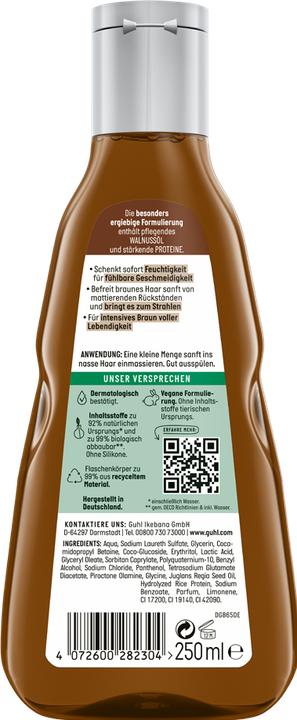 Produktbild Guhl Braun Faszination Shampoo Farbglanz (250 ml, Flüssiges Shampoo)