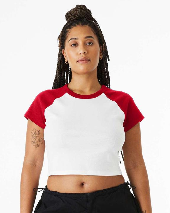 Produktbild Bella Canvas Micro Rib Raglan Baby Tee (XS)