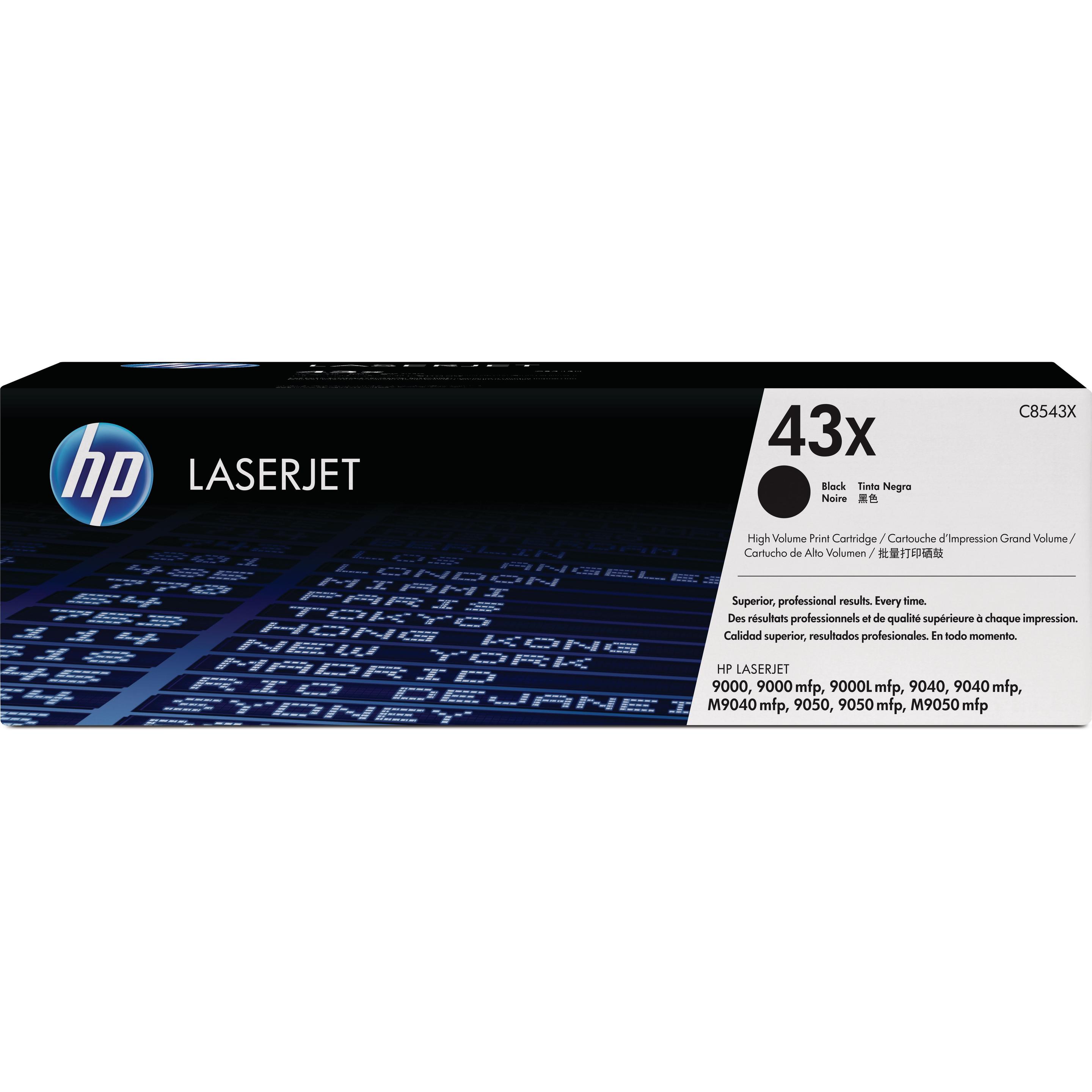 HP, Toner, 43x (BK)