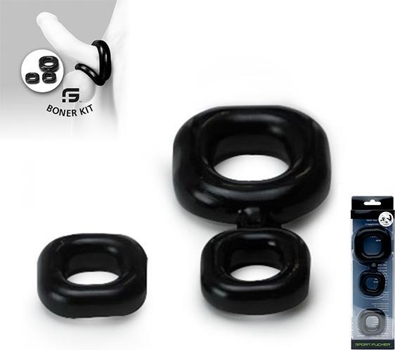 Image du produit Sport Fucker Cockring et Ballstretcher "Boner". (3.20 cm)