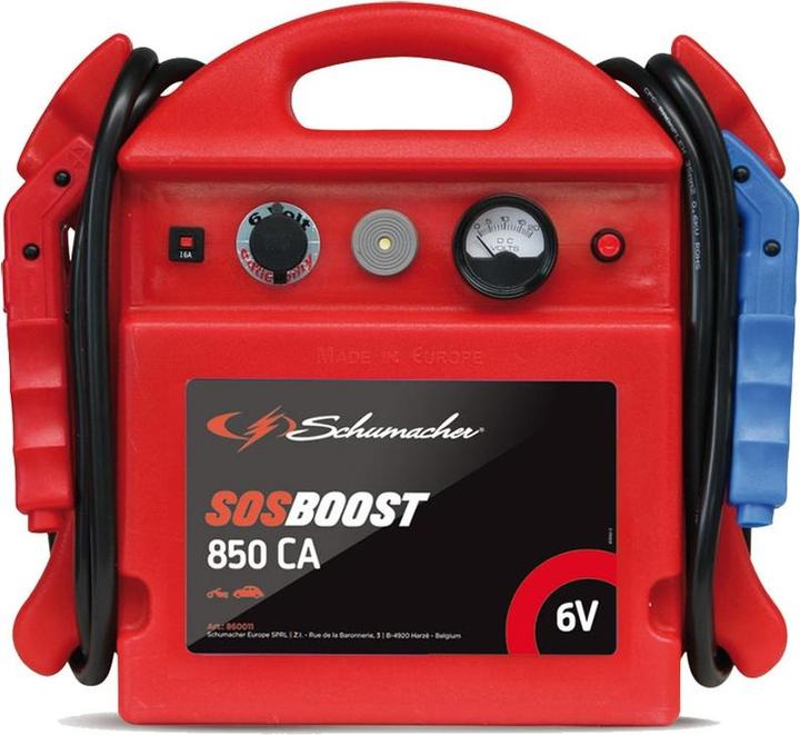 Actual product image Schumacher Jump start booster SOS 6V 850A (2520 A)