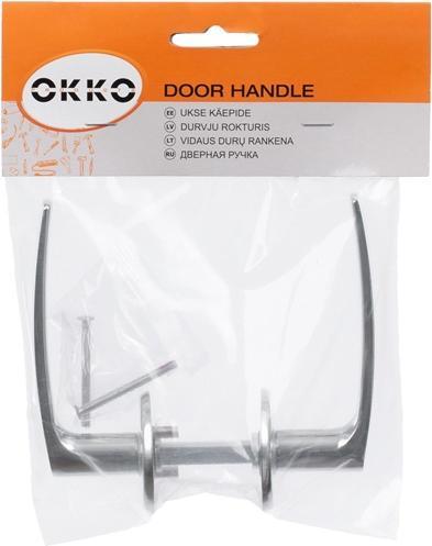 Productafbeelding Okko HANDGREEP OP ROZET 16/006 CP ALUMINIUM