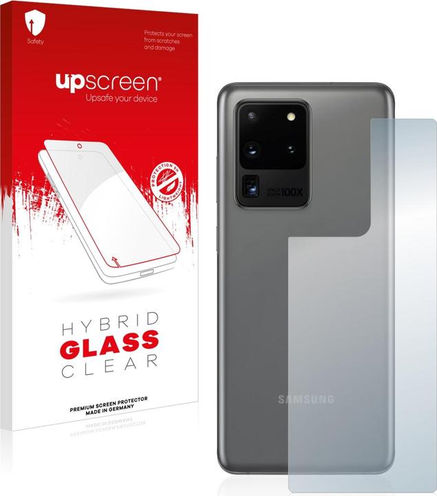 Produktbild upscreen Schutzglas Schutzfolie Displayschutz Display Schutz Glas Folie klar (1 Stück, Samsung Galaxy S20 Ultra)