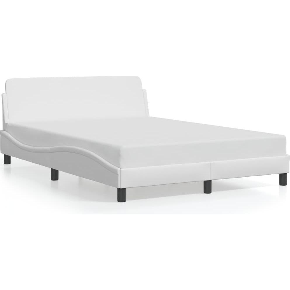 VidaXL, Bett, Bettgestell mit Kopfteil (140 x 200 cm)