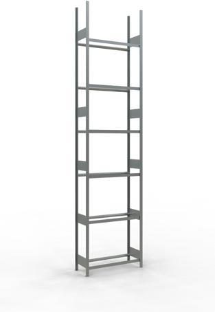 Actual product image Schulte Lagertechnik Wheels basic rack MULTIplus150