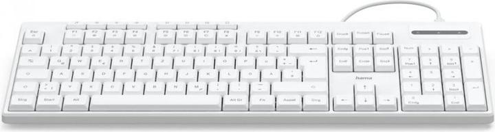 Immagine prodotto Hama Wired Tastatur CK-200 Weiss (US, Cablato)
