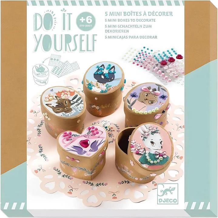 Actual product image Djeco DIY - 5 mini boxes