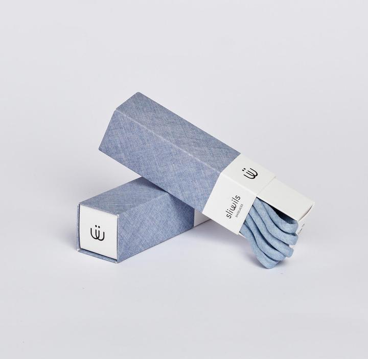 Immagine prodotto Sliwils Schuhbändel MANHATTAN LIGHT BLUE