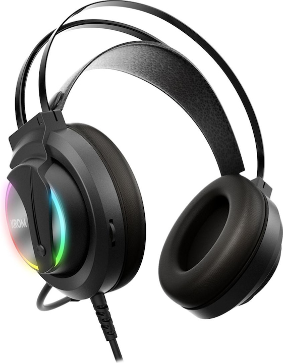 Produktbild Krom Kappa Kopfhörer Verkabelt Kopfband Gaming Schwarz (NXKAPPA) (Kabelgebunden)