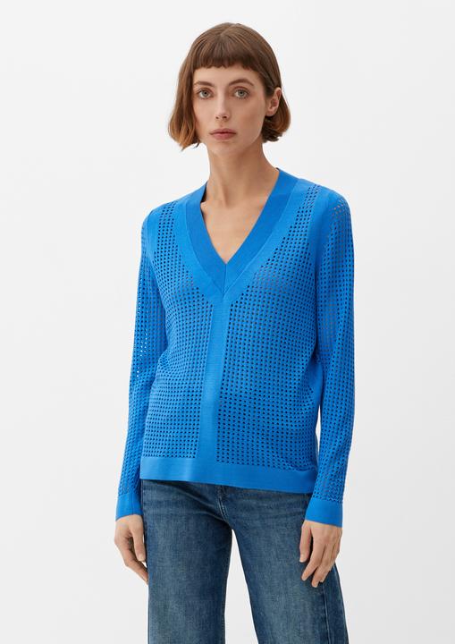 Actual product image S.Oliver Strickpullover Pullover mit Lochmuster (40)
